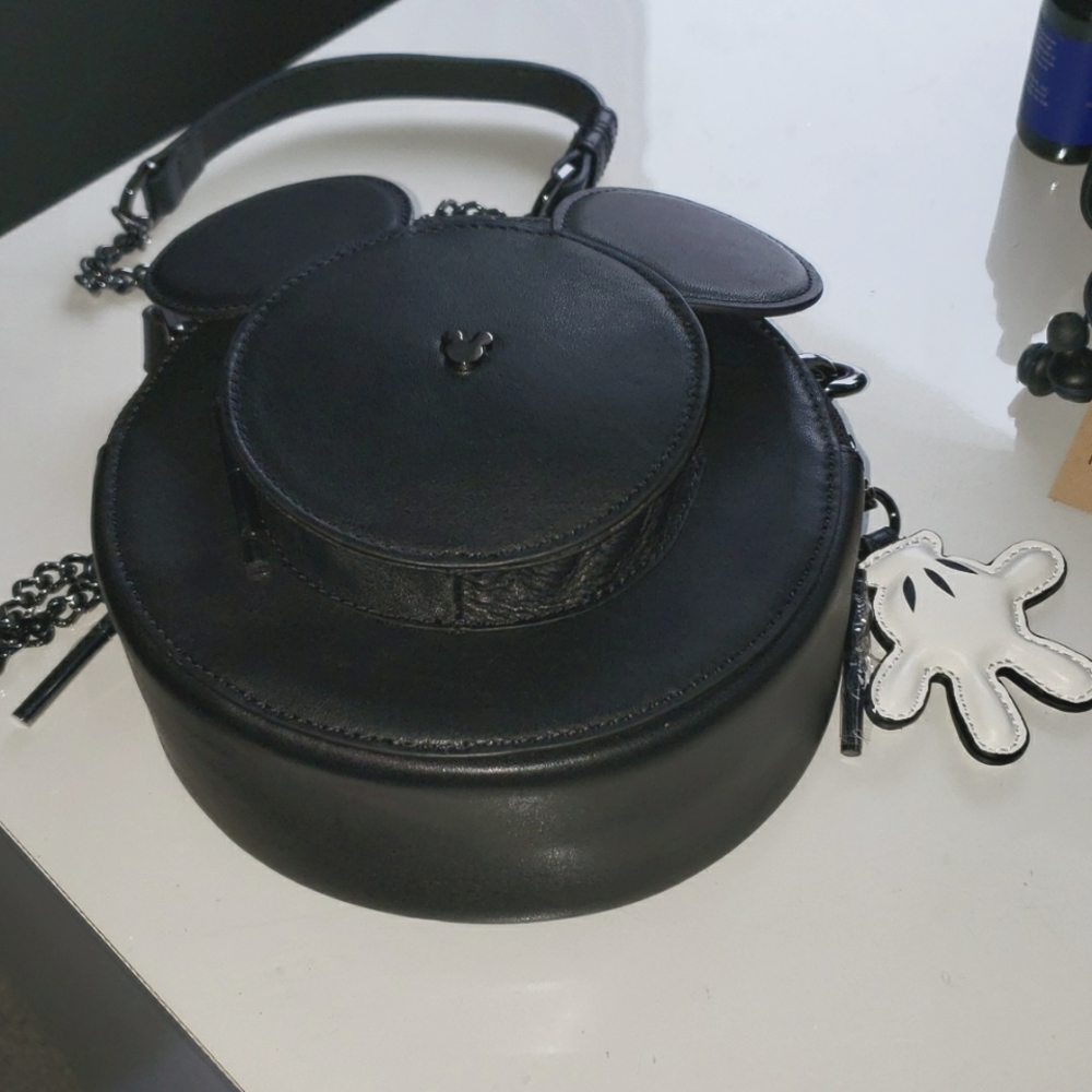 Mickey Ears leather bag NWOT